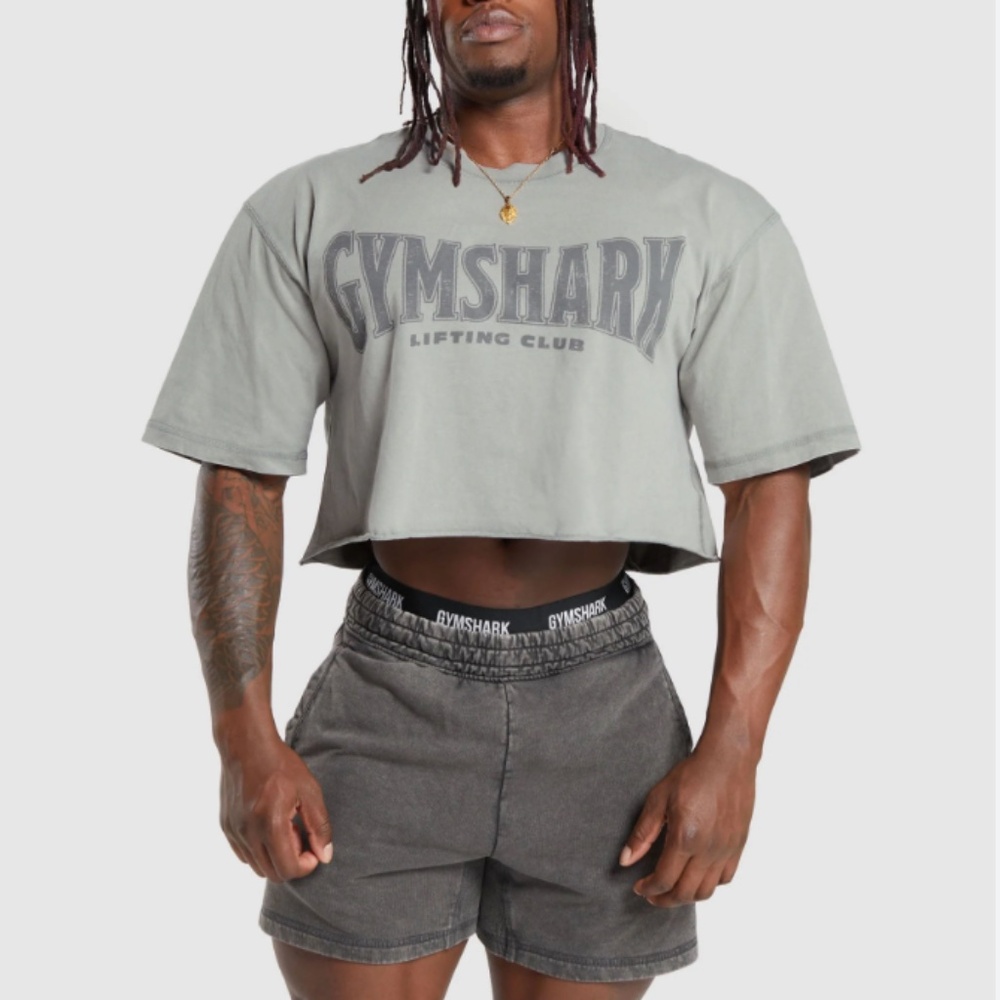 Gymshark Heritage Washed Crop T-Shirt
